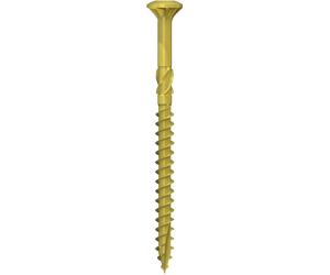 MHS 3,5X50-200 - Vis de plancher en bois massif Acier, étamé, jaune - 3,5 x 50 mm