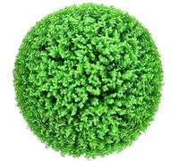 MHUQIA Boule De Buis Artificielle Boule Verte 40cm, Buis Artificiel, Buxus, Boule De Buis, Artificielle Buis Boule Topiaire, Boule Ronde pour La DéCoration De La Maison Et L'ExtéRieur