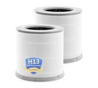 Mi 4 Lot de 2 filtres de rechange compatibles avec purificateur d'air Xiaomi 4 Conpact, filtre à charbon actif H13 HEPA 3 couches