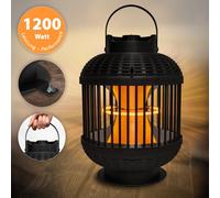 Mi-Heat 1200W lanterne infrarouge extérieure Rome, chauffage de table, chauffage de patio, réflecteur de chaleur 360