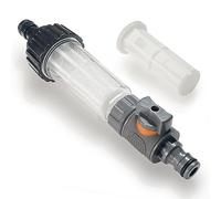 MI:KA:FI Filtre à eau | filtre de remplissage pour camping-cars, camping-cars, caravanes, bateaux | avec adaptateur rapide et vanne de régulation | Compatible avec Kärcher 4.730-059.0