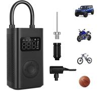 Mi Mijia Air Pump 2 Compresseur Electrique Portable Lampe Torche Intégrée Affichage Précis Du Niveau De Batterie Gonfle Sous Tous