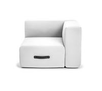 Miamia Outdoor Canapé module d'angle droit gris clair Conmoto - 4260476346583
