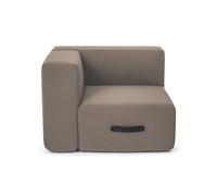 Miamia Outdoor Canapé Module d'angle gauche Taupe Conmoto - 4260476347955