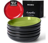 MIAMIO - assiettes creuses Set, céramique Daily