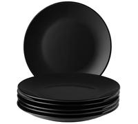 MIAMIO - lot de 6 assiettes céramiques 26 cm Le Papillon (Noir) moderne | Assiettes en céramique pour repas et desserts, 26 cm, Le Papillon (Noir). Pratique pour les repas et boissons à la maison.