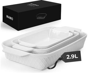 MIAMIO - Set de 3 ramequins / Moules à pâtisserie en céramique - Collection Palmanova