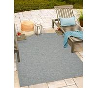 Mia's Teppiche Adora - Tapis Moderne, Style Boho, adapté à l'intérieur et à l'extérieur, idéal pour la Cuisine et la Salle à Manger, Turquoise, 140x200cm