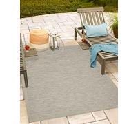 Mia's Teppiche Adora - Tapis Moderne, Style Boho, adapté à l'intérieur et à l'extérieur, idéal pour la Cuisine et la Salle à Manger, Beige-Gris, 140x200cm