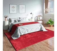 Mia's Teppiche Olivia pour Salon/Chambre à Coucher - Lavable - 120x160 cm, Rouge