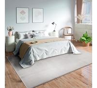 Mia's Teppiche Olivia pour Salon/Chambre à Coucher - Lavable - 160x220 cm, Sable