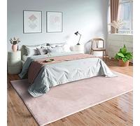 Mia's Teppiche Olivia pour Salon/Chambre à Coucher - Lavable - 240x340 cm, Rose