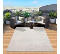Mia's Teppiche "Zoey - Tapis de Haute qualité pour Le Salon et la Chambre - Crème - en 160 x 220 cm en polypropylène