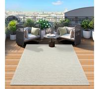Mia's Teppiche "Zoey - Tapis de Haute qualité pour Le Salon et la Chambre - Crème - en 80 x 150 cm en polypropylène