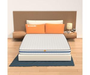 miasuite i sogni italiani Matelas 90x190 cm Épaisseur 22 cm, Mémoire de Forme, Antiacariens, Hypoallergénique | Easy
