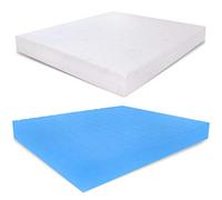 miasuite i sogni italiani Matelas Double Waterfoam Semi-Rigide, Tissu Soie, Dispositif médical 170 x 200 x 21 cm