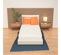 miasuite i sogni Italiani Plus H14 PlusH14_70x160, Mousse de polyuréthane, Blanc, 70x160 cm