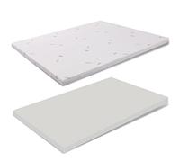 miasuite i sogni italiani Surmatelas en mousse à mémoire de forme 140x200 - épaisseur 10 cm, déhoussable en AloeVera.