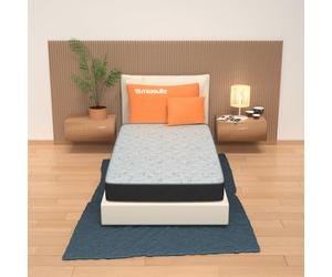 MiaSuite Matelas Simple 70x190 épais 13 cm en Mousse polyuréthane. Orthopédique et Pliable. Summit H13.