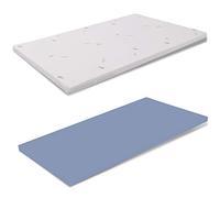 Miasuite Sogni Italiani Surmatelas Une Place et demie 120 x 200 h 3 cm Semi-Rigide - Dispositif médical correcteur pour Matelas