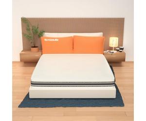 MiaSuiteMatelas King Size Memory pour lit Double 180 x 200 H 30 cm déhoussable orthopédique Dispositif médical