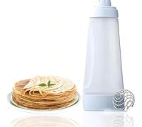 Miayical Distributeur Pate a Crepe,Shaker Crepes,Distributeur de Pâte Manuel,Mélangeur de Pâte Portable avec Boule Dagitation,pour Crêpes,Gaufres,Muffin,Cupcakes,Ustensiles de Cuisine,1000ml