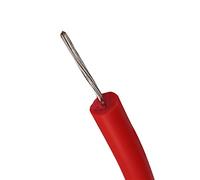 MIBSH Pipe Maison Fil et câble Anti-Panne, Fil de Silicone Souple Rouge, Haute Tension 10KV 15KV 20KV-20AWG 18AWG 17AWG 15AWG Terre Électronique (Size : 5m, Color : 20KV 18AWG)