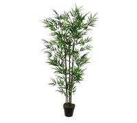 MICA Decorations 1026424 Bambou en Pot Vert - H155 x D90 cm Plante Artificielle, Bambou, Vert, 90 x 90 x 155 cm