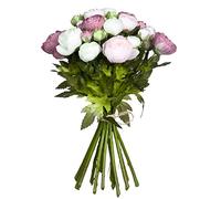 MICA Decorations 964826 Renoncule Bukett L35D26 Bouquet de Fleurs Roses Multicolores 26 x 26 x 35 cm