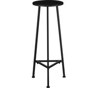 MICA Decorations Adine Table de Plantes - H80 x Ø30 cm - Métal - Noir