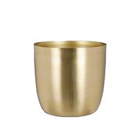 Mica Decorations Alano Cache-pot - H21 x Ø22 cm - Métal - Doré