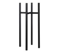 MICA Decorations Ascot XL Stand Noir 34 x 34 x 71 cm Revêtement de Pot pour Plantes, Multicolore, Unique