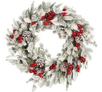 Mica Decorations Belfort Couronne de Noël Artificielle - Ø50 cm - Vert