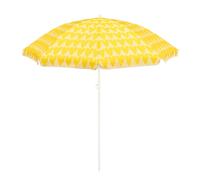 Mica Decorations Heart Parasol de Plage - H180 x Ø160 cm - Jaune