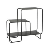 MICA Decorations Jules Table Console en métal Noir 70 x 30 x 76 cm