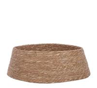 MICA Decorations Jupe de Sapin de Noël - H28 x Ø75 cm - Jonc de mer - Marron Naturel