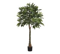 MICA Decorations Pachira in Pot green-h120xd50cm Plantes artificielles, Multicolore, Unique