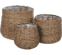 Mica Decorations Panier Ronde - 30x30x31 cm - Autre - Marron
