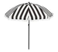 Mica Decorations Parasol Floral Ø220 cm - Parasol de Jardin Extérieur - Protection Solaire - Motif Floral Bleu Vert