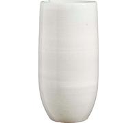 Mica Decorations Pot de fleurs Matteo - 32x32x70 cm - Terracotta - Blanc