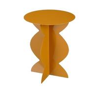 MICA Decorations Rafi Table d'appoint - H50 x Ø40 cm - Fer - Marron
