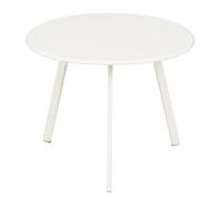 MICA Decorations Seattle Table d’Appoint pour Extérieur - Table Basse Ronde - Table pour Plantes et Table à Café - 30 x 38cm - Blanche