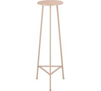 Mica Decorations Table à plantes Adine - 35x35x120 cm - Fer - Rose clair
