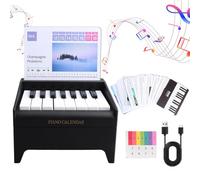 Micacorn Calendrier Piano Singer 2026, Calendrier de Bureau de Piano Jouable avec 26 Cartes de Calendrier Musical 52 Chansons, Cadeau pour les Fans et les Amis, Ornements de Bureau