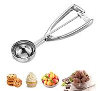 Micacorn Cuillère à Glace en Acier Inoxydable 304, 5cm, Argenté, 1 Unité