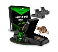 Mice&Co 3 X Pièges à Rats et Souris | Tapettes Réutilisables sans Poison