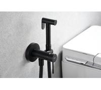 MICE COLLECTION Robinet monocommande encastrable pour bidet en laiton noir mat - Douche hygiénique encastrable et monocommande modèle Genova RDG053/NG