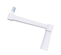 MICEL - 90095 - Manivelle pour tour de volet roulant, charge maximale 40 kg, en acier, finition blanche, 140 x 75 x 20 mm