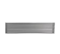 MICEL Brinox 94514 Grille d'aération en acier inoxydable pour armoire de cuisine - Four 60 cm Acier inoxydable