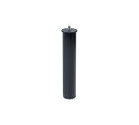 Micel Ne 96406 Pieds de somier sans roue Ø50 x 270 mm noir acier 4 pièces